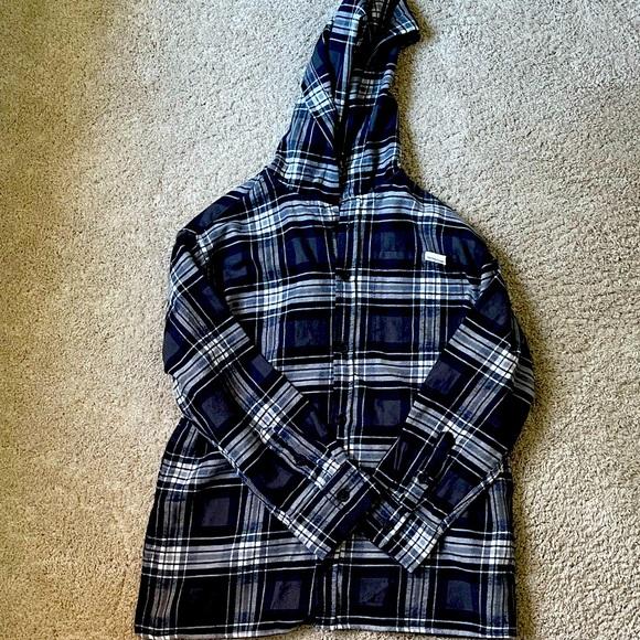 Zara Other - Boys Zara black and gray plaid hoodie size 7